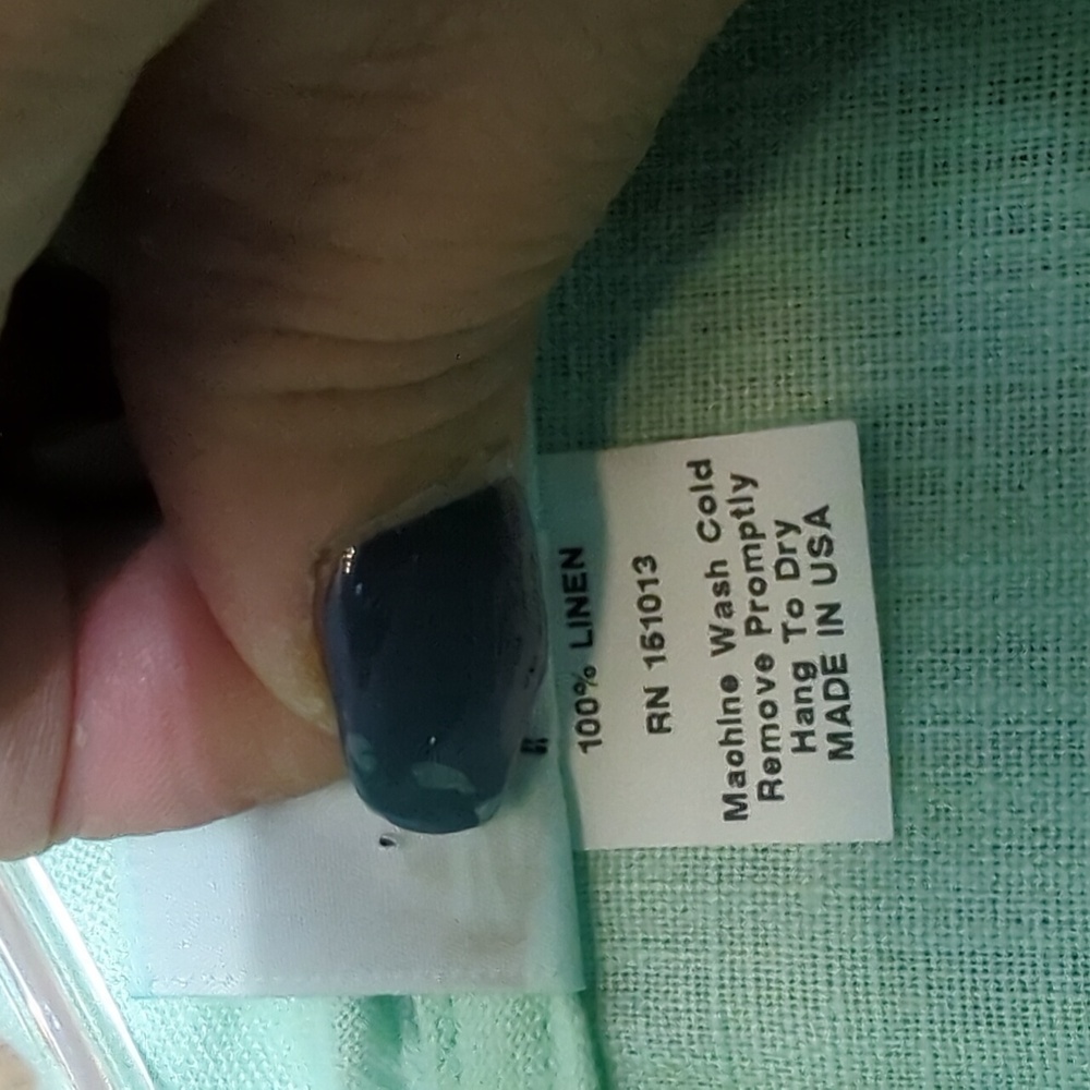 Haley And The Hound 100% Linen Ruffle Tunic - Picture 10 of 10